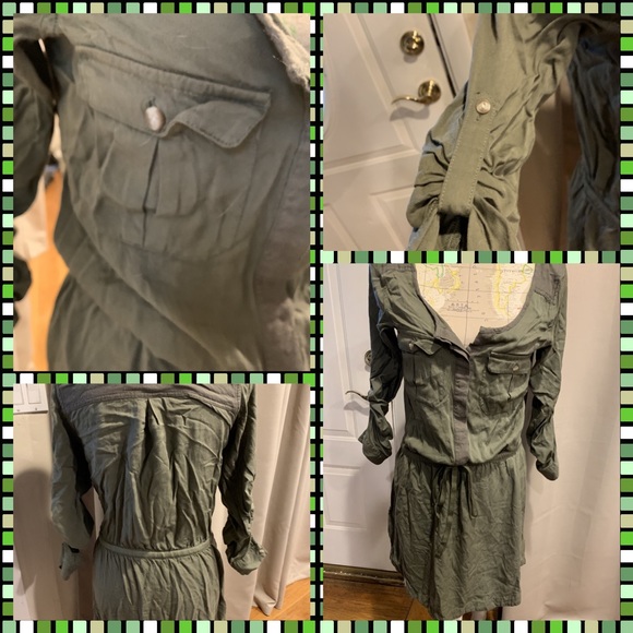 American Eagle Outfitters Button Front Shirt Dress - Picture 8 of 8